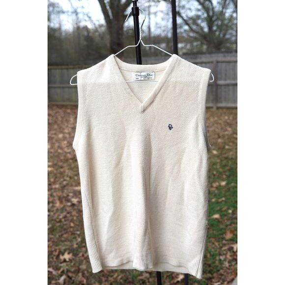 Christian Dior Monsieur V Neck Sweater Vest Logo - Picture 6 of 6
